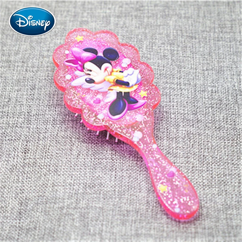 

Disney 1Pc Salon Detangling Kids Gentle Anti-static Brush Tangle Wet & Dry Bristles Handle Tangle Comb Curly Hair Brush Combs
