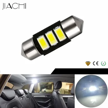 

JIACHI 100 x Wholesale Auto LED Festoon C5W 31mm LED Light 6428 DE3021 5730SMD 3LEDs Interior Dome Lamp Reading Bulbs 12V White