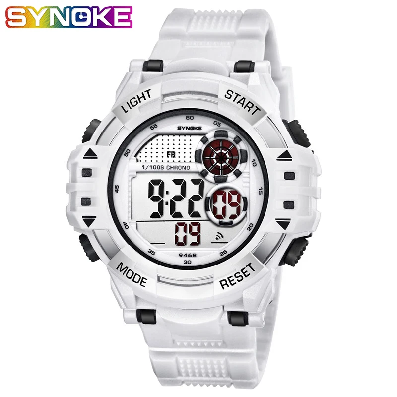

SYNOKE Men's Watch LED Digital Sport Men Wristwatch Electronic Wristwatches Luxury Watches Military Fitness Diving Male Wrist