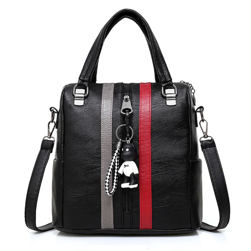 

backpack Female multifunctional ladies shoulder bag soft leather version 2018 backpack portable shoulder Messenger women bag