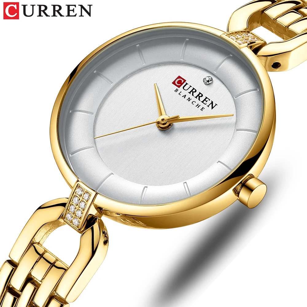 

Curren Women Watches Luxury Brand Charms Small Dial Ladies Wrist Watches Rose Gold Wristwatches Women Relogio Feminino 2019