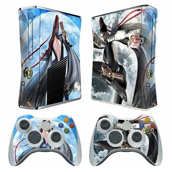 

X45 Vinyl Skin Sticker Protector for Microsoft Xbox 360 Slim and 2 controller skins Stickers for XBOX360 SLIM