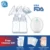 GL Электрический двойной молокоотсос USB bpa Бесплатный молокоотсос насосы для кормления ребенка с прокладками для кормления и хранения грудного молока подарочный набор - изображение