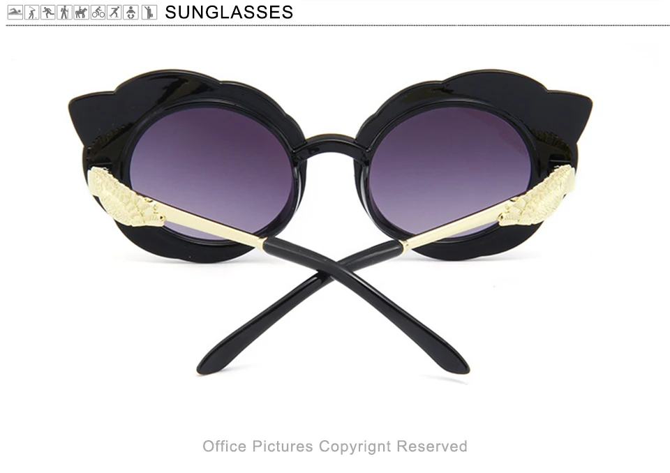jumlai 2018 NEW Mango Round Cute kids sunglasses UV400 for Boy girl Lovely baby glasses juChildren  (10)