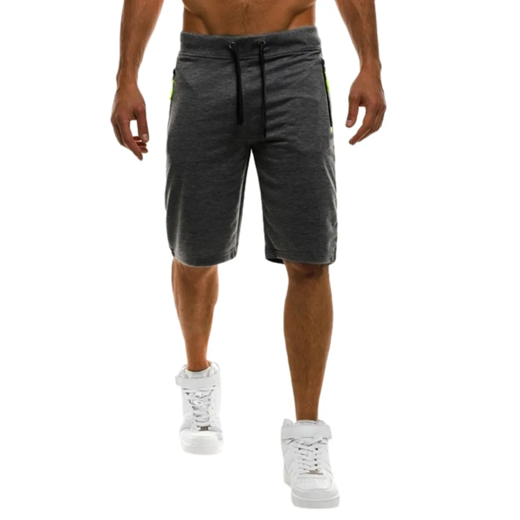 Мужские шорты Карго, крутые летние,, летние, мужские, на шнуровке, с карманами, повседневные, однотонные шорты с пятью точками, уличная одежда, Ropa отправлено