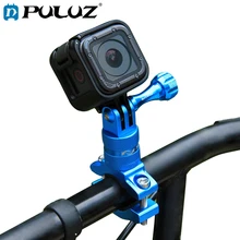 PULUZ Adapter Mount For GoPro Hero 5 6 7 360 Degree Rotation Bike Aluminum Handlebar Mount+Screw For GoPro HERO 7