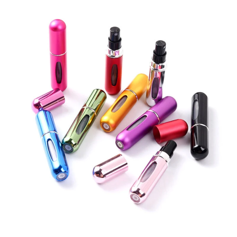 5 ml زجاجة عطر المحمولة زجاجات لمستحضرات التجميل الذاتي ضخ المياه التكميلية صغيرة الرش زجاجة أسفل ملء زجاجة