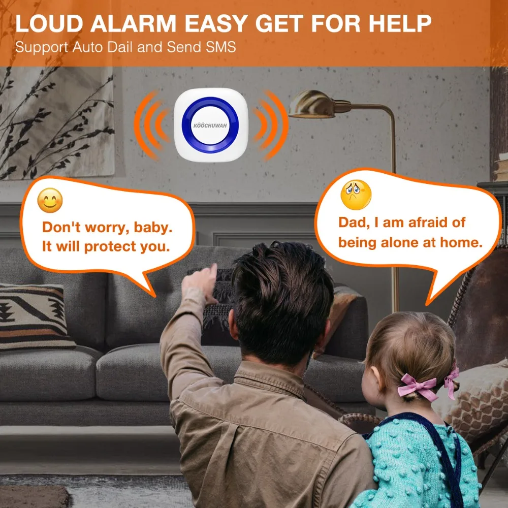 Sistemas de Alarme Segurança em Casa sem Fio Sistema de Alarme Som para Segurança Koochuwah Casa Carro Garagem Alarme Sensor Movimento Monitor 3 garagem alarme sensor movimento monitor som para segurança