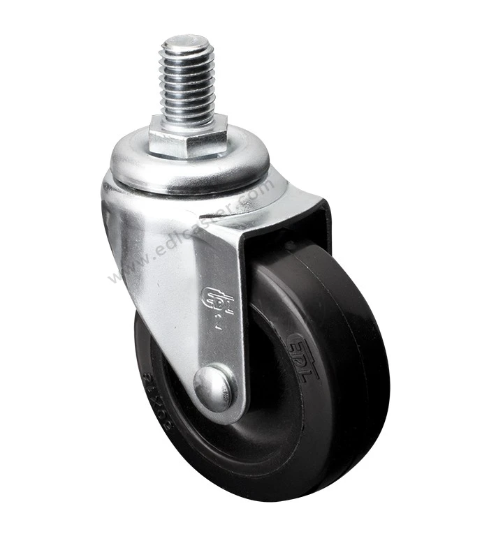 4PCS EDL 2 Inch Small Mini Casters Wheels 25Kg Polyurethane Wheels