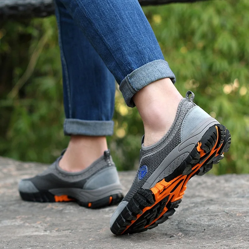 Summer Men's Casual Shoes Outdoor Sneakers Non-slip Wear-resistant Work Shoes Male Mesh Breathable Travel Shoes Drop Shipping Summer Men's Casual Shoes Outdoor Sneakers Non-slip Wear-resistant Work Shoes Male Mesh Breathable Travel Shoes Drop Shipping