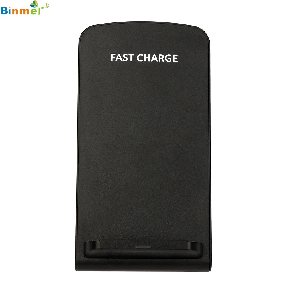 

Binmer Fast Wireless Charger fashion 2 Coil Smart LED Indicator Display QI Wireless Charging Stand Samsung Galaxy S8 / S8 Plus