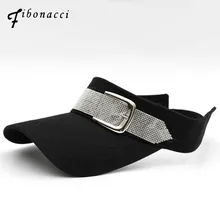 Фибоначчи, новинка, летняя пустая бейсболка с открытым верхом для женщин, стразы, пояс с УФ защитой, для бега, спорта, солнцезащитный козырек, шляпа