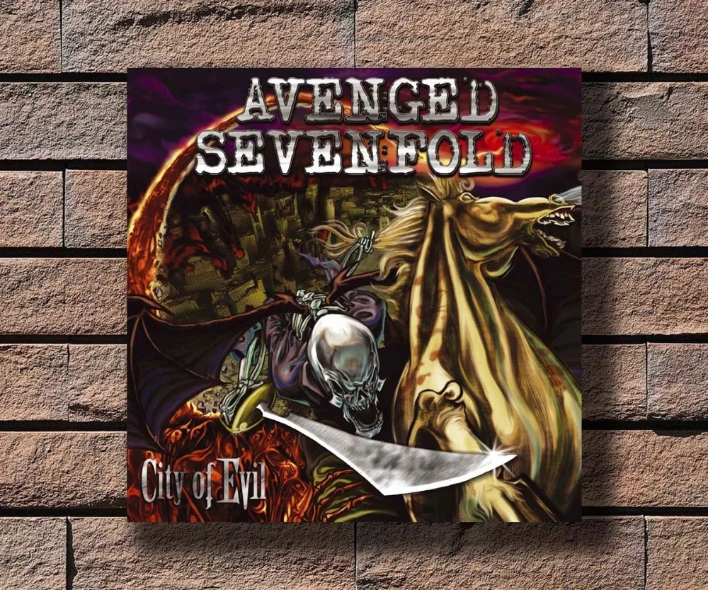 

Y130 Avenged Sevenfold Rock Band Music Hot Poster Art Canvas Print Decoration 16x16 24x24 27x27inch