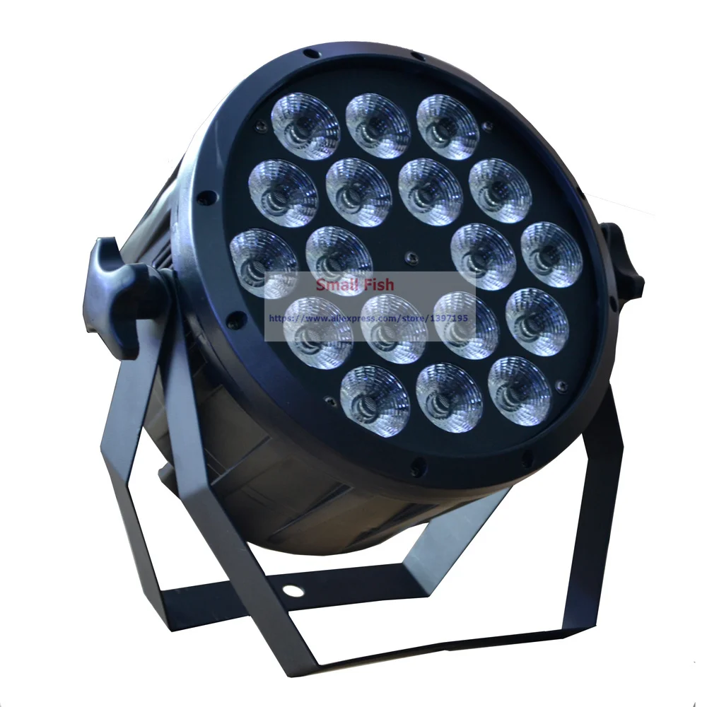 Распродажа 2016 18X15 Вт RGBWA светодио дный LED Par Light Вт 180 Вт DMX сценические огни деловые огни Professional Flat Par Can вечерние KTV диско DJ Лампа