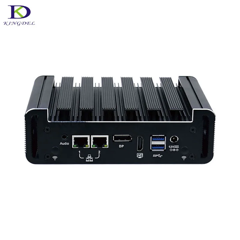 Новые Стиль N18 безвентиляторный Мини-ПК с DP HDMI 2 * com 2 * lan Intel Dual Core i5 6200u windows 10 DDR4 сливовый неттоп компьютер i3 6100u