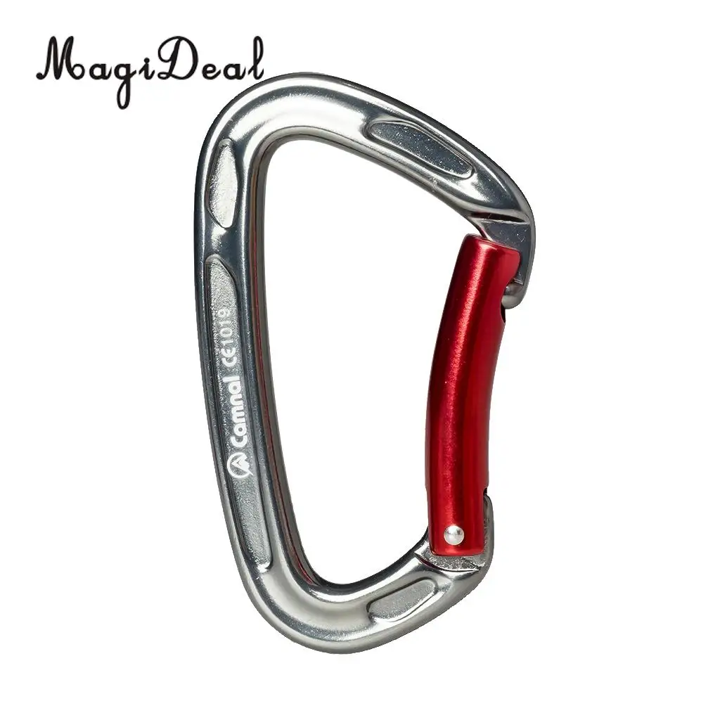 80cm Climbing Prusik Cord Pre Sewn Eye to Eye Nylon Loop Rope Dual Leg Fall Protection Safety Lanyard with Carabiners
