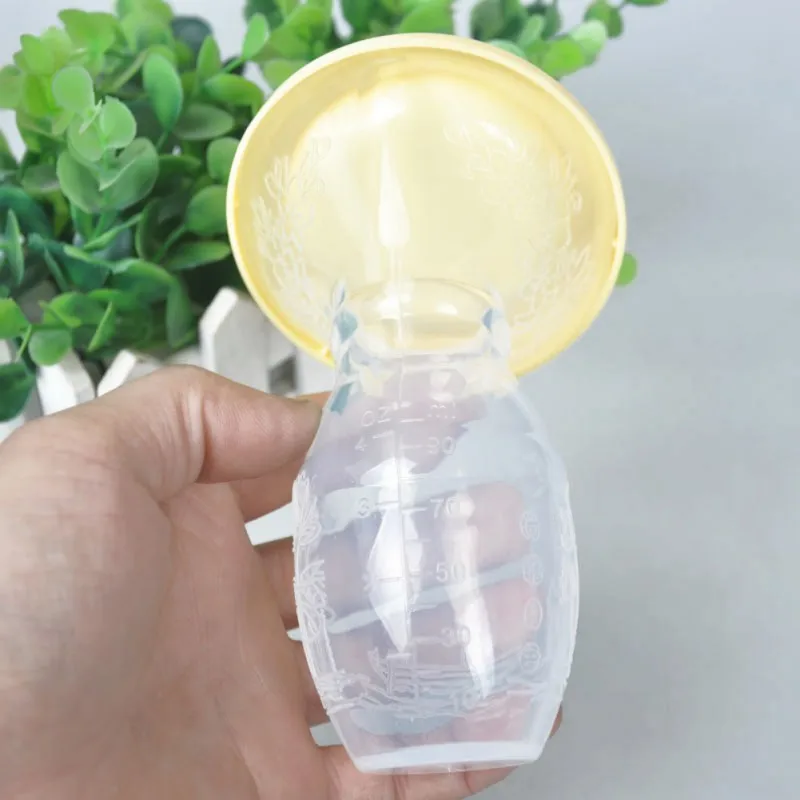 Силиконовые Грудное вскармливание ручной молокоотсос детское питание молоко Saver Бутылка на присоске Аксессуары для кормления