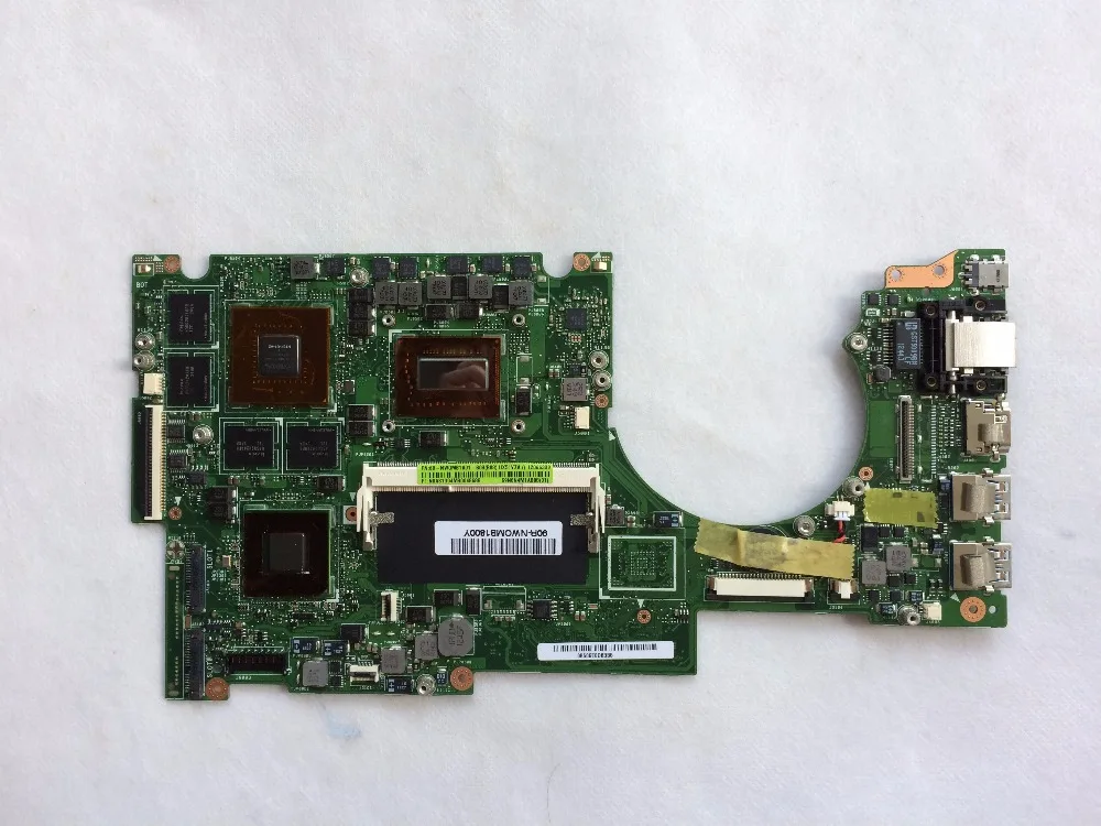

For ASUS UX51VZ UX51VZA Laptop Motherboard REV 2.0 With 4GB RAM i7-3612QM Processor GT650 2GB
