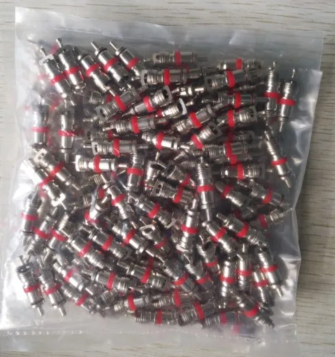 100pcs TRJ650-03 High Pressure Valve truck A/C Tyre Core Refrigeration Tire Valve Cores Stem Copper Needle