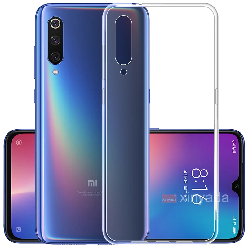 

Case For Xiaomi Mi 9 Mi9 SE Clear Cover Case Soft Bumper Silicone Gel TPU protective luxury Shell coque