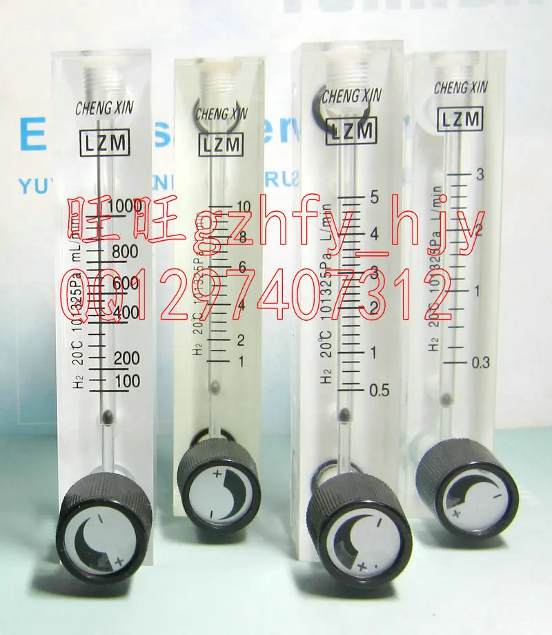 Hydrogen H2 Flowmeter Lzm8m Adjustable Gas Flowmeter 0.33l/min Small