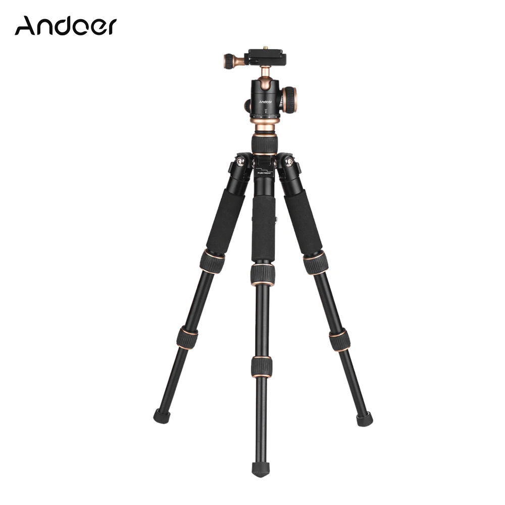 

Andoer Travel Portable Mini Tabletop Tripod with Ball Head Quick Release Plate for Canon DSLR Camera Smartphone DV