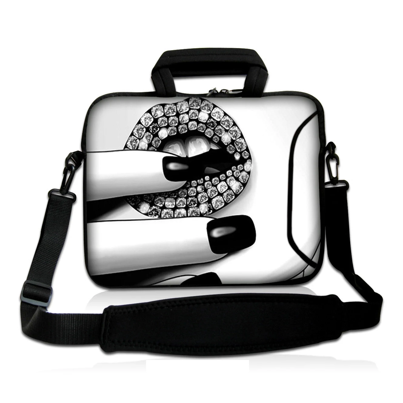 Очаровательная Женская сумка для переноски 10 12 13 14 15 17 сумка-мессенджер для ноутбука неопреновый плечевой ремень чехлы