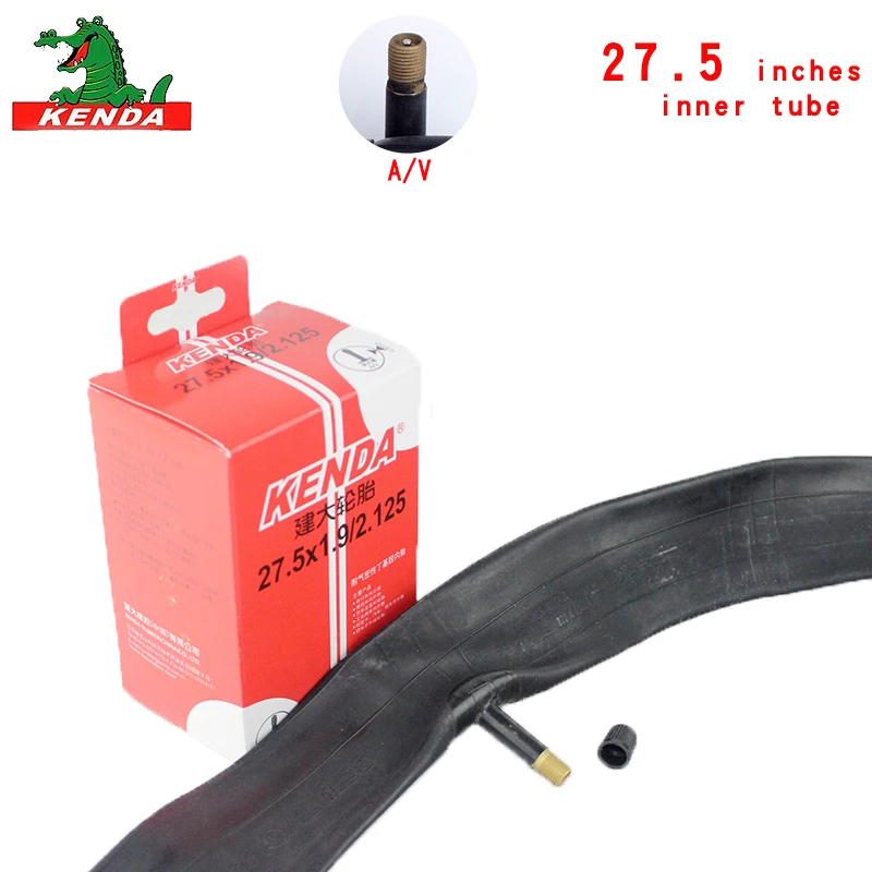Kenda-Bicycle Inner Tube Rubber Tire, Cycling Rubber Parts, 27 ", 27.5", 1.5 ", 1.75, 1.9, 2.125 AV, FV, BMX
