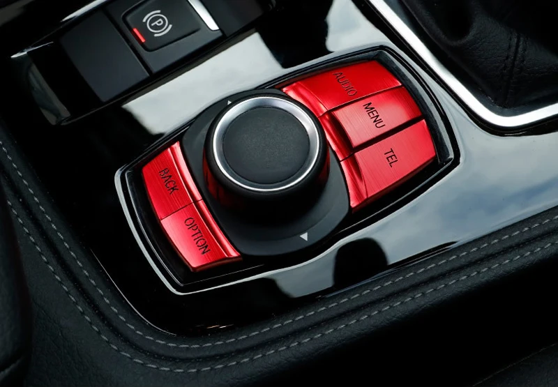 Автомобильный интерьер Мультимедийные кнопки крышка наклейка мультимедийная ручка рамка украшение для bmw f30 f10 f20 f25 f07 x1 x3 x5 x6 3 серии