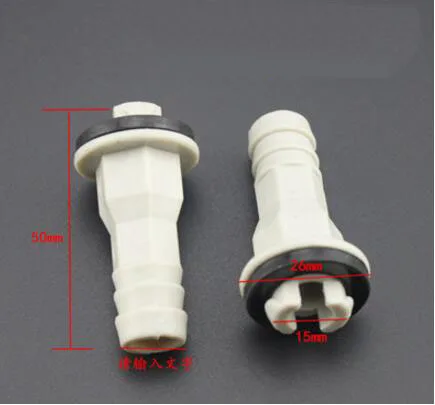 

Air Conditioner Parts Drain Pipe Adapter Connection plastic straight joint 15mm