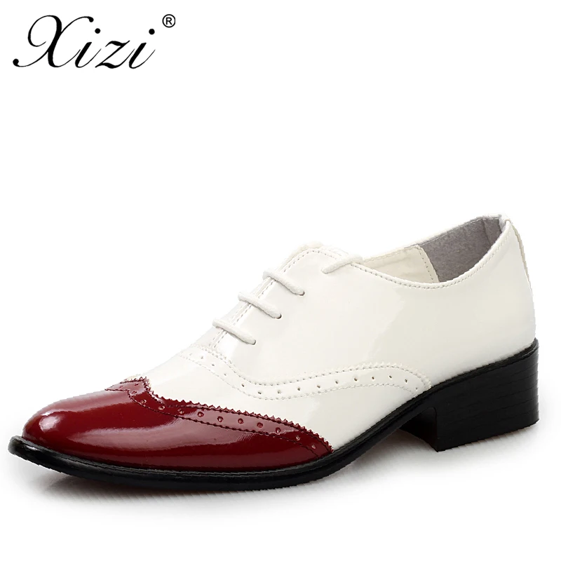 online XIZI marca Homens Vestido De Negócios Formais Sapatos Masculinos Sapatos de Casamento Do Dedo Do Pé Apontado Moda Sapatos Flats Sapatos Oxford de Couro de Microfibra Para Homens