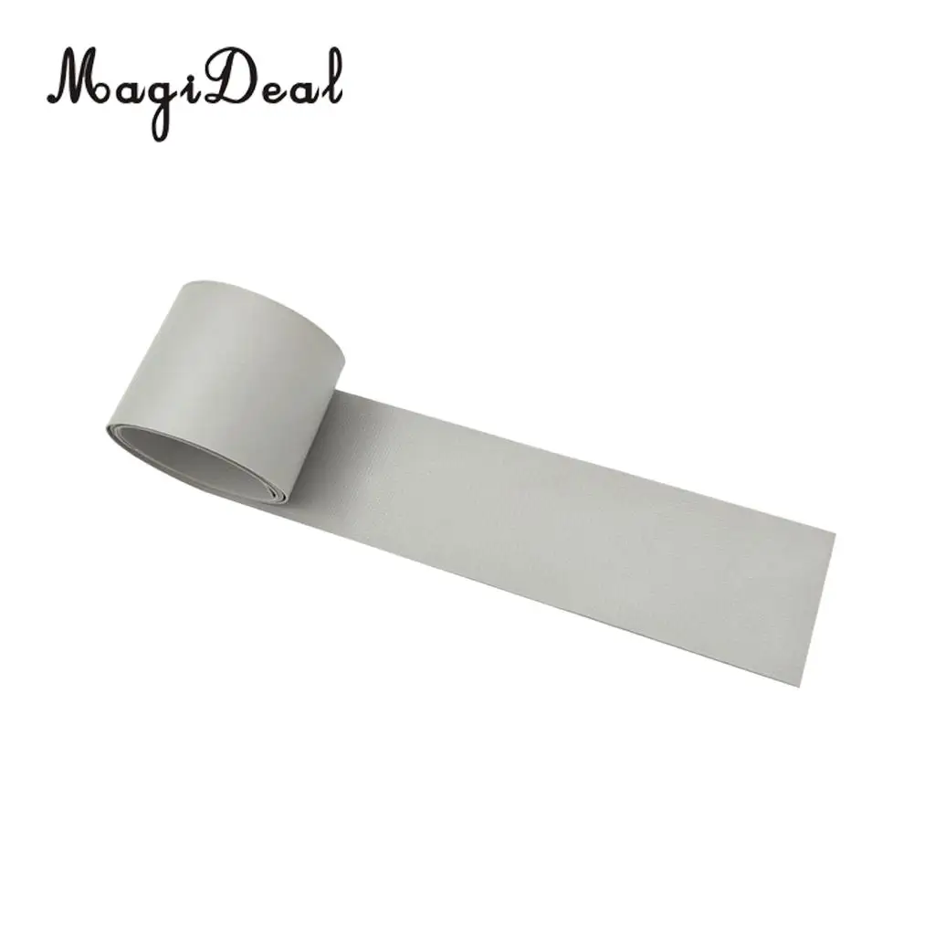 MagiDeal Waterproof Inflatable Boat/Dinghy/RIB Mid Grey PVC Repair Patch 51*1000mm for Kayak Canoe Dinghy Yacht Replacement