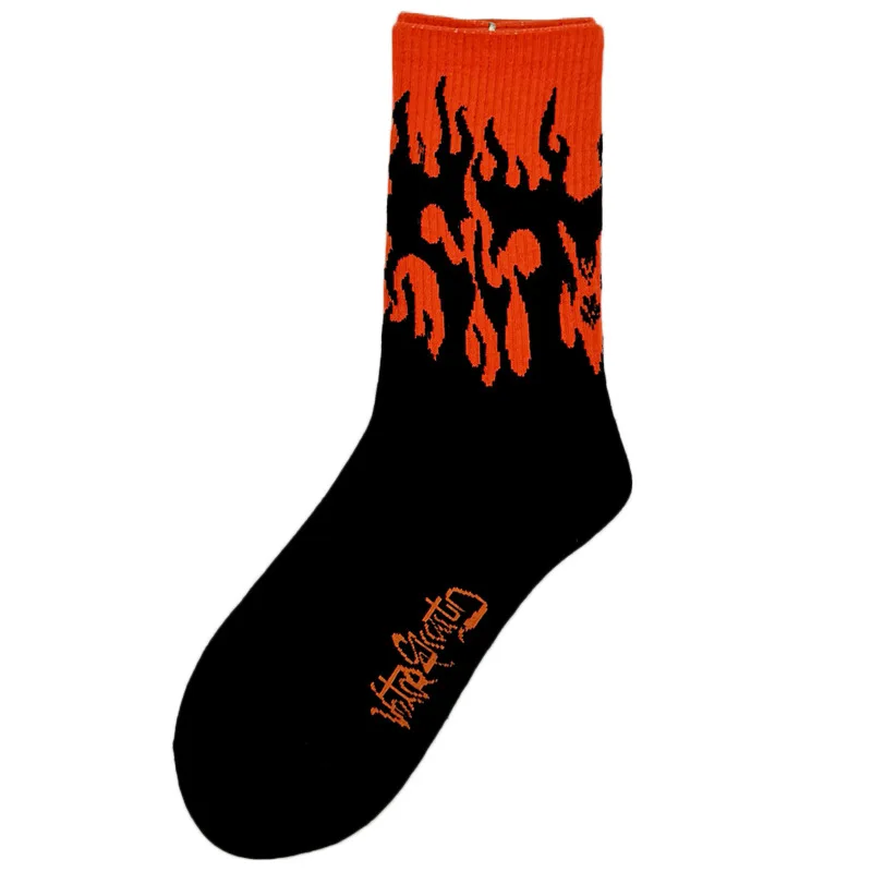 الكورية نمط الأزياء المتناثرة الشارع الهيب هوب الجوارب للجنسين متعة الرجال الجوارب سعيد لوح التزلج لهب السيدات الجوارب