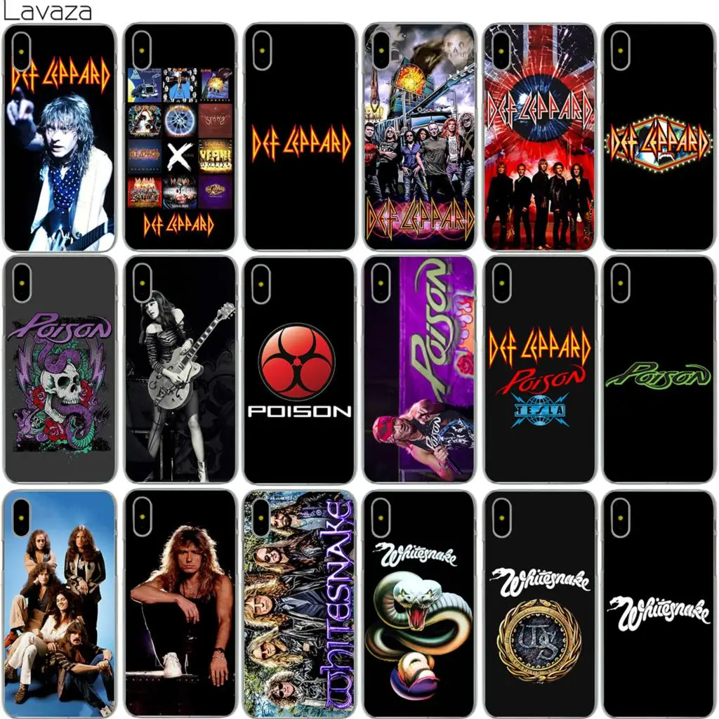 

Lavaza Def Leppard Case for iPhone X 8 7 6 6S Plus 5 5S SE