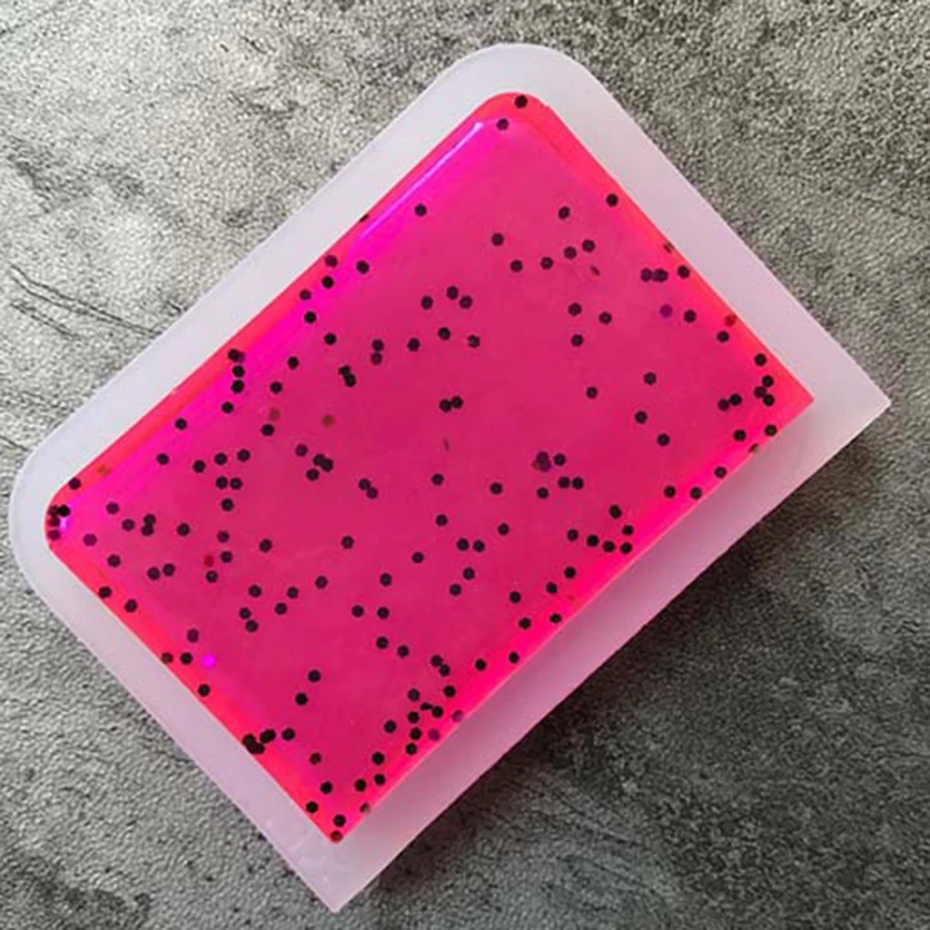 Jewelry Silicone Mold Square Shapes, for Polymer Clay, Crafting, Resin Epoxy, Pendant Earrings Making, 4 inch(9.8cm), 1 in Set