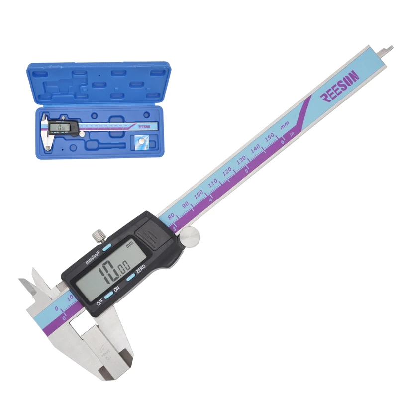 

High Precision 0-150mm/0-6" LCD Screen Smooth-Gliding fiber carbon Vernier Caliper Digital/DIgital Caliper