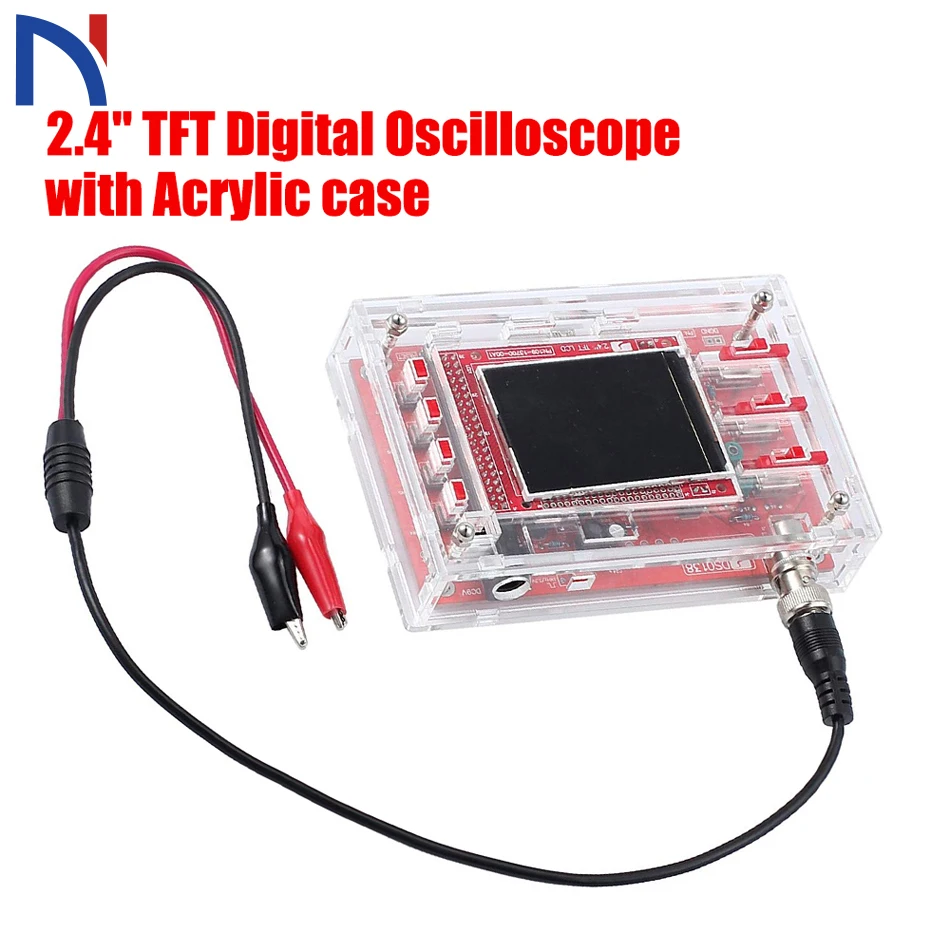 

Case DSO138 DS0138 2.4" TFT Pocket-size Digital Oscilloscope Handheld Acrylic DIY Case Cover Shell for DSO138