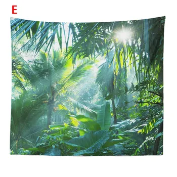 

ISHOWTIENDA Wall Hanging Nature Landscape Tapestriesfor Decorative Wall Carpet Home Bedroom Decoration New Style Creative