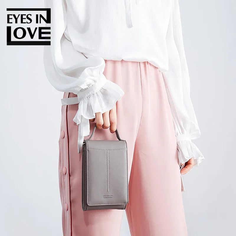 Beste 2019 Fashion Mini Crossbody Tassen Voor Vrouwen Kunstleer Kleine Vrouwelijke Portemonnee Mobiele Telefoon Coin Card Portemonnees Dames Schoudertas