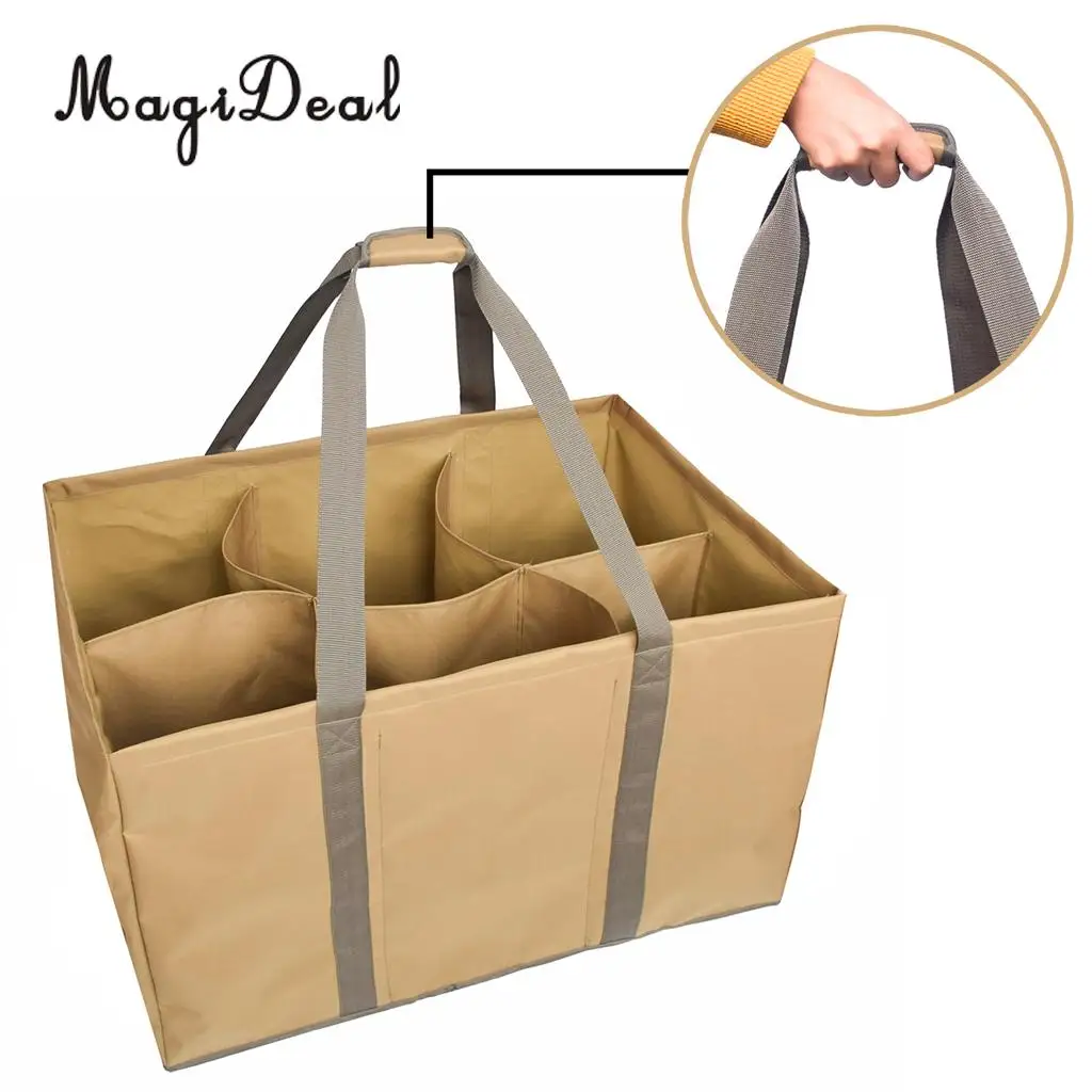 6 Slot Hunting Duck Decoy Bag with Water & Dirt Drain System for Duck Goose Turkey