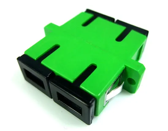 

300pcs SC APC to SC/APC Singlemode Duplex Plastic Fiber Optic Adapter, Fiber Optic Connector, Flange adaptor