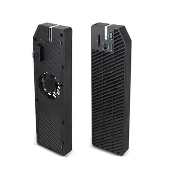

3 In 1 Multifunction USB 3.0 HUB SATA HDD/SSD Game Host Cooling Fan Exhauster Cooler Cooling Plate for XBOX ONE(Black)