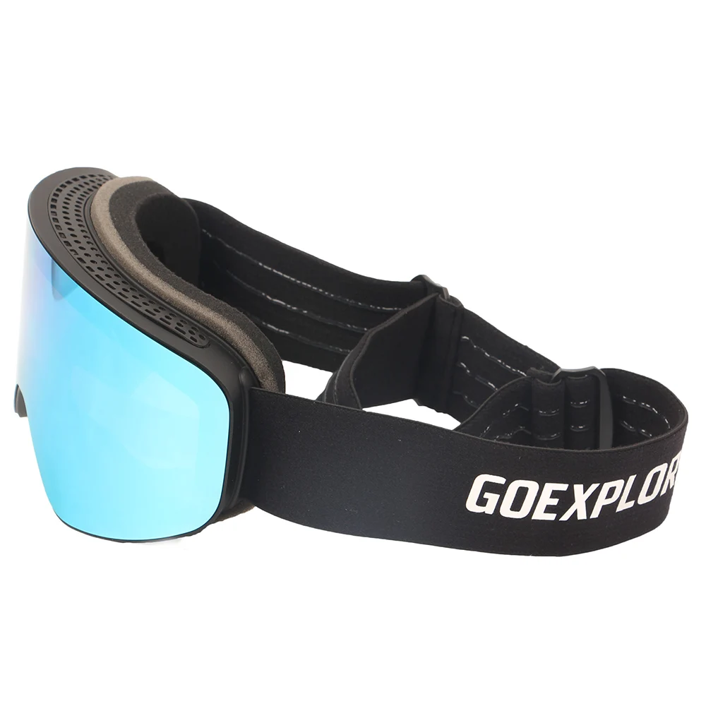 Goexplore gafas de esquí de los hombres a prueba de viento a prueba de nieve gafas de equipo de esquí lente esférica protección UV Anti-niebla Snowboard gafas de esquí de las mujeres
