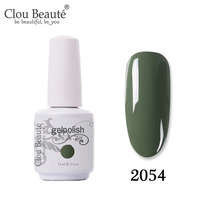 2054 Clou Beaute Новое поступление праймер гель лак УФ гель лак коралловый телесный красный розовый УФ гель лак для ногтей Гибридный маникюрный гель для ногтей лак - Цвет: 2054