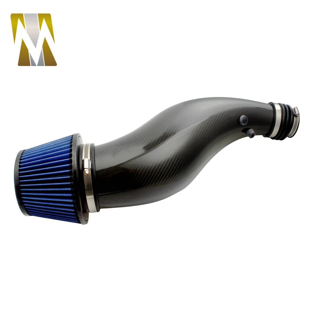 carbon fiber air intake pipe for honda civic 1992-2000 EK EG with air filter intake pipe (8)