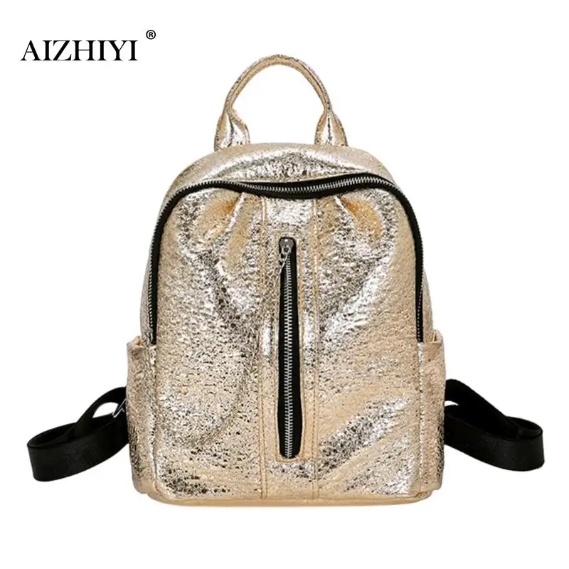 Buy Women Punk Street Style Mini Zipper Backpacks
