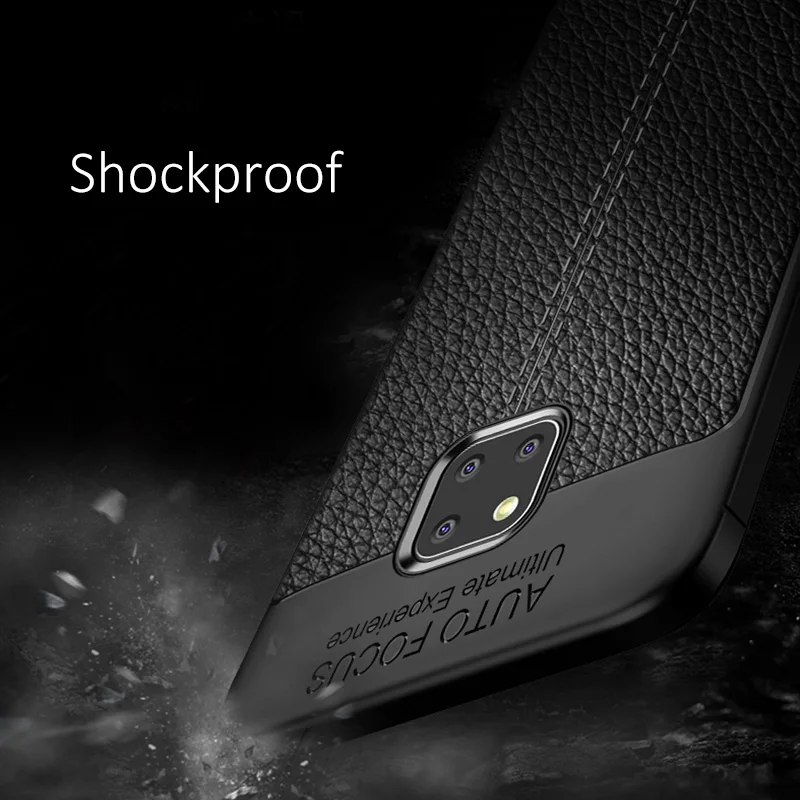 Противоударный чехол для Huawei Mate 20 Pro с кожаной текстурой мягкий защитный бампер