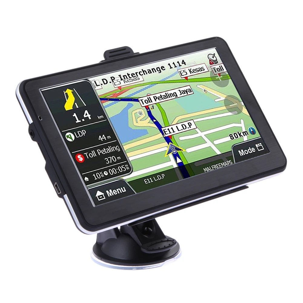  Neue 7 zoll HD Auto LKW GPS Navigator 800 MHZ FM/DDR 8 GB/128 Mt Touchscreen Karten Unterstützung F