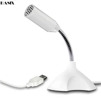 

basix Mini USB Microphone For Computer PC Notebook Laptop for Skype KTV Studio Speech Chatting Singing Video Games Recording Mic
