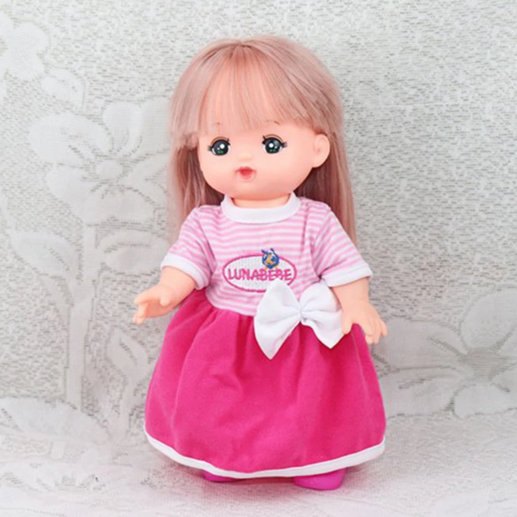 4 Set Handmade Fashion Dress Accessories for 25cm Mellchan Baby Dolls 9-11inch Reborn Girl Doll Accessory